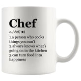 Panvola Chef Definition Mug front view shows bold kitchen-ready design for display and daily use.
