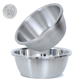 Paoli 304 stainless microporous colander with large holes for efficient vegetable rinsing