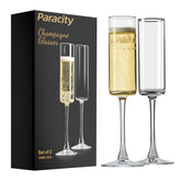 PARACITY champagne flutes set of 2 with elegant design for celebrations and refined toast moments.