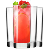 Paracity Highball Glasses 10oz with stable base ideal for cocktails.