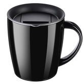 PARACITY insulated coffee mug with lid, 12 oz, keeps drinks hot or cold longer.