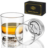 PARACITY whiskey glasses with eagle bottom for a regal sipping experience.