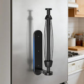 PAROTO fridge magnetic paper towel holder on door provides secure, easy access.