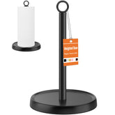 PAROTO paper towel holder with weighted base for stable tearing
