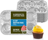 PARTY BARGAINS 6-Cup muffin pan pack shot for efficient batch baking.