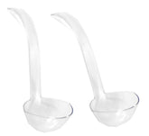 Party Dimensions 2-pack clear punch bowl ladles with 5oz capacity for easy serving.