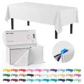 Party Solids box with slide cutter for quick size cuts on white table cover