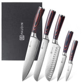 PAUDIN 5-piece knife set in gift box, ideal for a stylish kitchen starter.