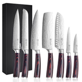 PAUDIN 8in chef knife blade close-up highlighting ultra-sharp edge for precise slicing