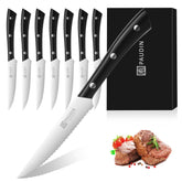 PAUDIN 8-piece steak knife set in elegant gift box, ideal for gifting