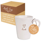 Pavilion Gift Aunt Cup 15oz front view, durable stoneware for daily use