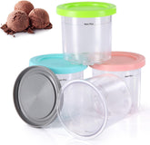 PCTTOIL 4-pack pint containers for Ninja Creami, easy storage and mixing