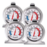 PECULA refrigerator thermometer large dial for quick, accurate readings.