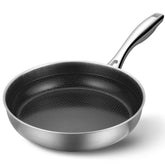 PekGema 10-inch nonstick frying pan ready for effortless cooking with minimal oil