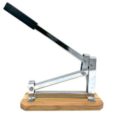 Pelamatic manual nutcracker demonstrating broad nut compatibility for almonds and walnuts