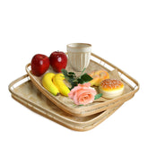 PEMAR bamboo wicker tray full view showing sturdy construction