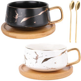 Peohud ceramic white mug with 10 oz capacity, ideal for daily coffee rituals.