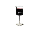 Periodic Tableware lab beaker wine glass with scientific design for elegant wine tasting.
