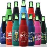 Perthlin neoprene beer sleeve with zipper for cool, comfortable grip.