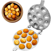PetriStor walnut cookie mold 12 assembly enables repeatable oreshki shapes.