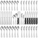 PHILIPALA 48-piece dinner forks with a mirror finish for daily meals.