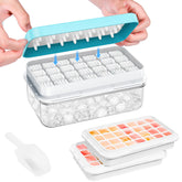 PHINOX ice tray with lid and bin, easy release for fast ice