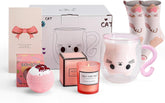Phitihui cat mug with double-wall insulation for cool touch