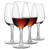 Physkoa port wine glasses set of four, 7 oz, ideal for social tastings.