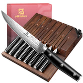 Piklohas steak knives in a drawer organizer for organized storage