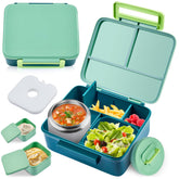 PIQUEBAR Bento lunchbox shows leak-proof design preventing spills during school meals