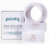 PIURIFY 3-pack calcium-sulfite filters ready for chlorine removal