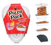 The Pizza Pack collapsible container saves shelf space.