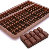 PJ Bold small leaf chocolate mold tray for detailed candies