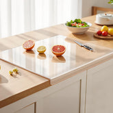 PlainPick acrylic cutting board with lip 18x14 protects counters while you prep fruits and veg.