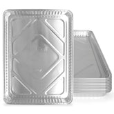 PLASTICPRO aluminum pans 10-pack for convenient baking and quick cleanup.
