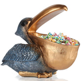PlivBloom pelican key holder in gold keeps keys organized on your desk.