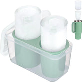 Pneatdez Stanley two-ring ice mold for large, slow-melting cubes.