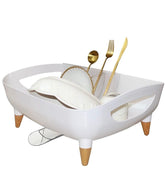 PookSter dish drying rack with sleek design keeps counters tidy and stylish