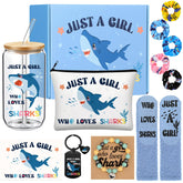 Potchen tumbler with shark motif for daily hydration and style