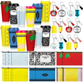 Potchen teacher gifts set mugs in vibrant colors for bulk appreciation.