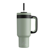 POWCAN Agave 40 oz tumbler with handle for secure on-the-go grip