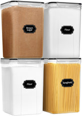 Praki extra-large airtight container showing 6.5L capacity for bulk pantry storage