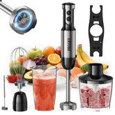 PRASKY immersion blender with 1200W motor for fast, silky purees