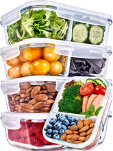 Prep Naturals 36oz glass container with airtight lid keeps meals fresh