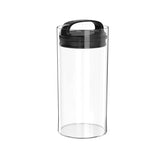 Prepara Evak Fresh Saver medium-tall airless canister with black handle preserving coffee aroma