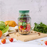 Prepara The Original Salad Pod demonstrates compact design for on-the-go meals