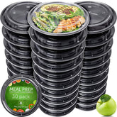 Prep Naturals 30-pack containers with lids for organized meal prep and leftovers.