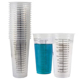 PrepStor 16oz disposable resin cups; clear 20-pack for precise mixing.