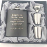 Pretty Inappropriate hip flask 7oz for stylish toasts.