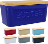PriorityChef extra-large butter dish with lid on counter, fits standard sticks